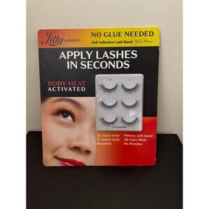 Share Lilly Lashes Stylestunner SELF-ADHESIVE Natural Volume + Medium (3 Pairs)